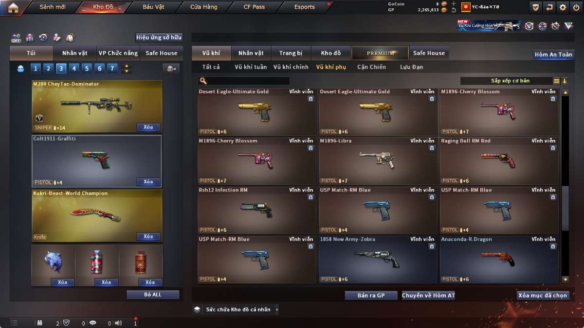 shop acc cf uy tin gia re